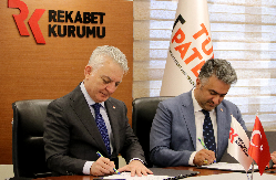 Rekabet Kurumu ile Türk Patent ve Marka Kurumu Arasında İş Birliği Protokolü İmzalandı Rekabet Kurumu ile Türk Patent ve Marka Kurumu Arasında İş Birliği Protokolü İmzalandı